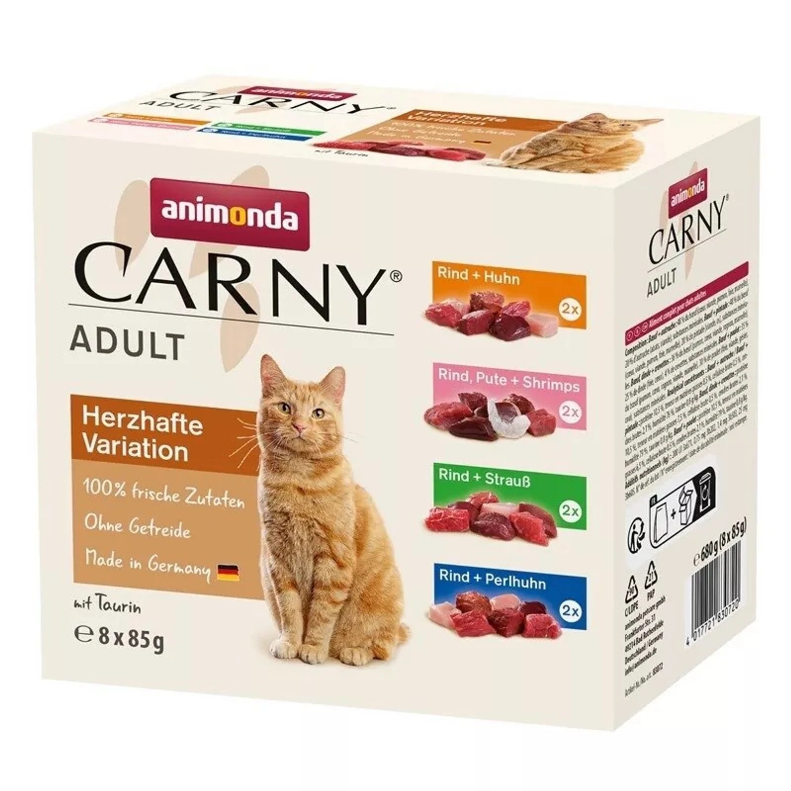 ANIMONDA Carny mix smaków 8x85g