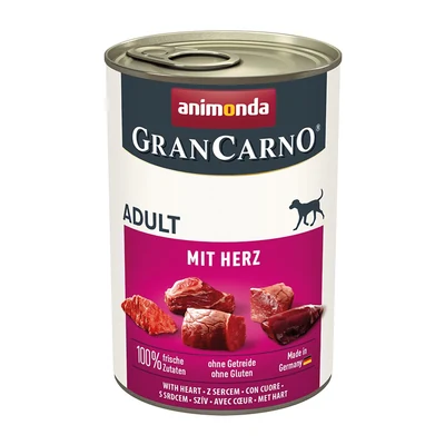 Karma mokra dla dorosłych kotów Animonda GranCarno z sercem 400g