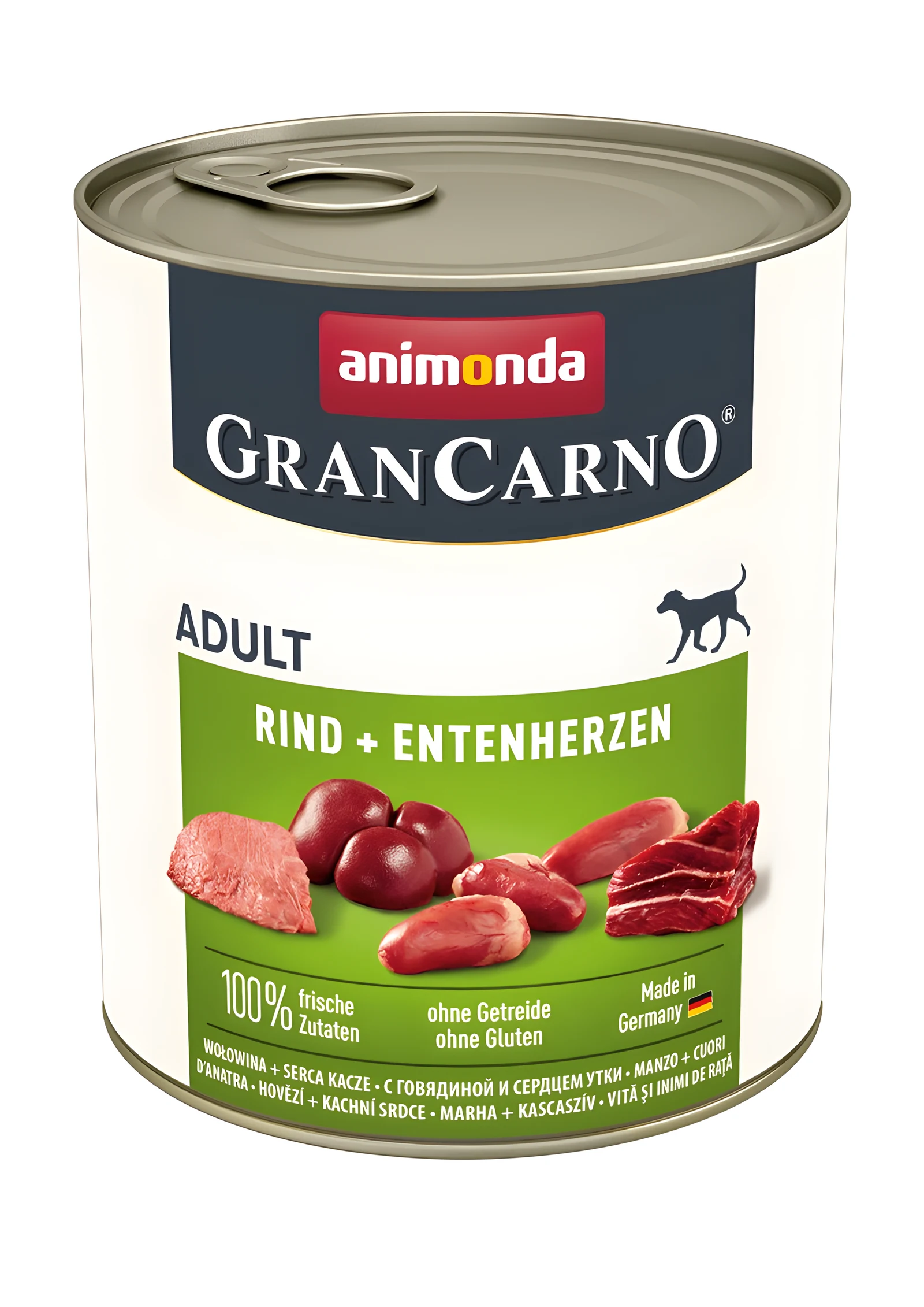 ANIMONDA Grancarno Adult wołowina i kacze serca - 400g