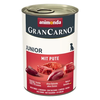 Karma mokra dla szczeniąt Animonda GranCarno Junior z indykiem 400g