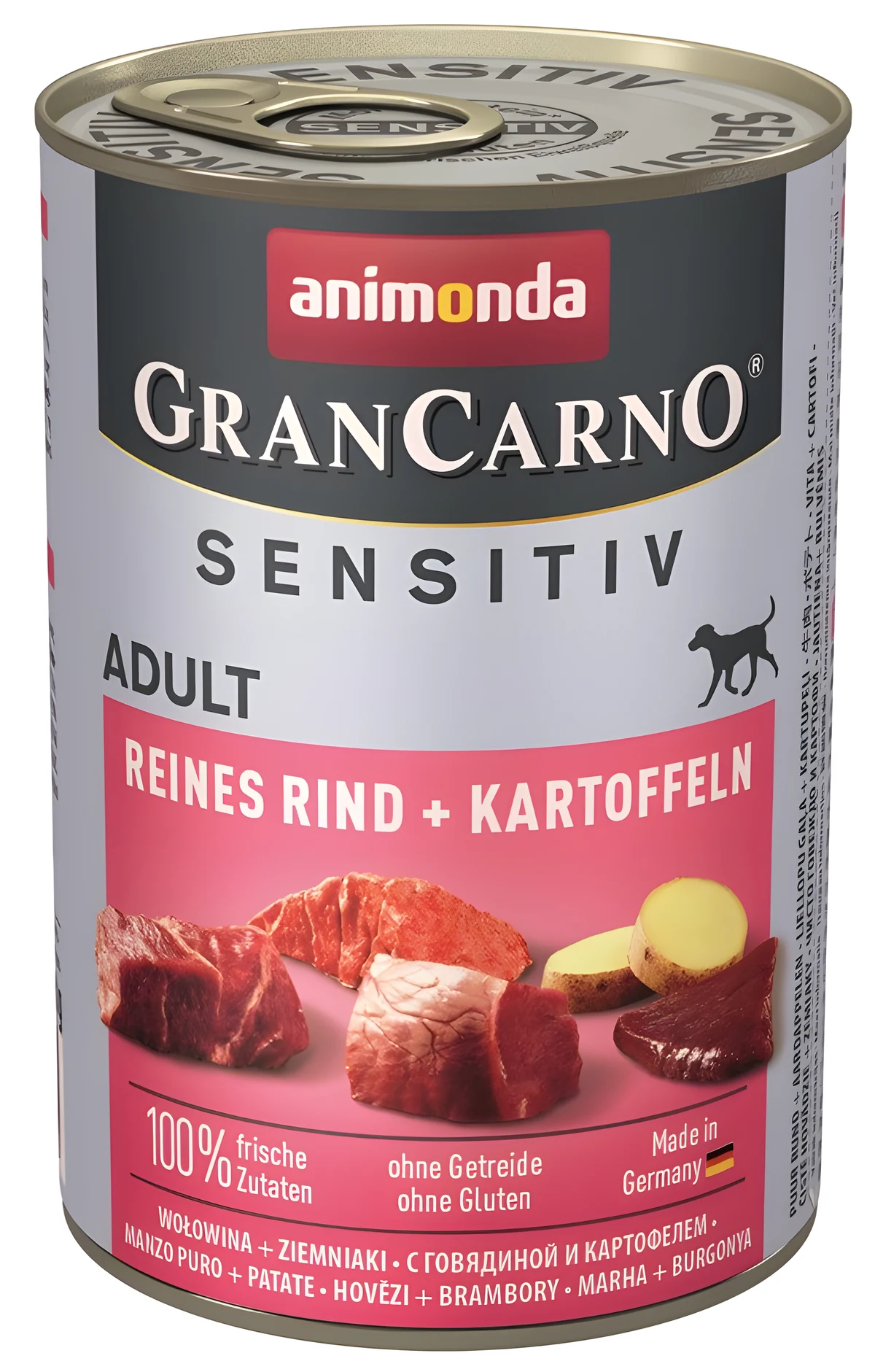 ANIMONDA Grancarno Sensitiv wołowina z ziemniakami 400g