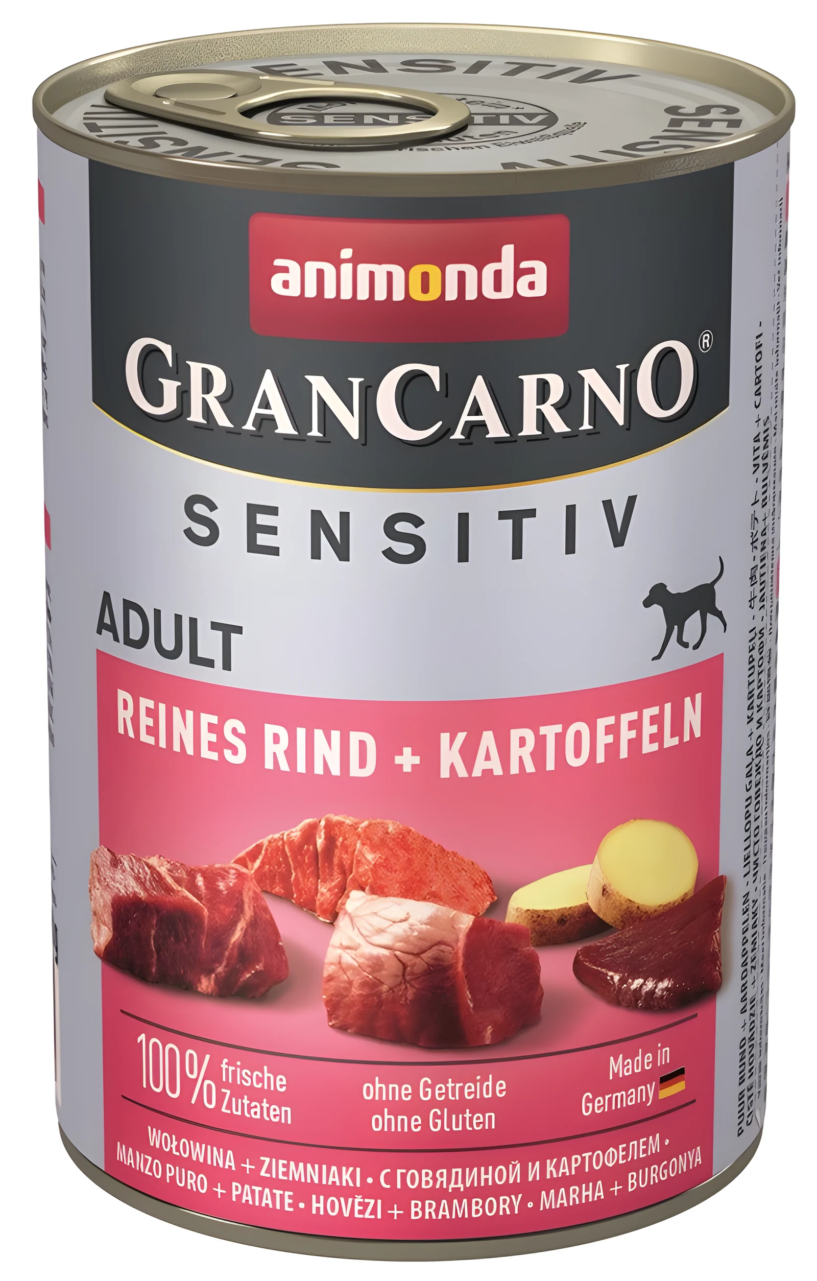 ANIMONDA Grancarno Sensitiv wołowina z ziemniakami 400g