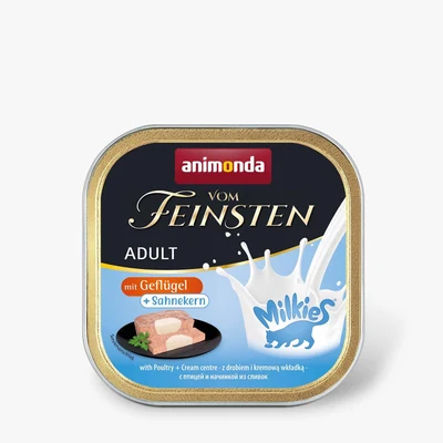 Mokra karma dla kotów Animonda Vom Feinsten Adult z kurczakiem i kremowym nadzieniem 100g