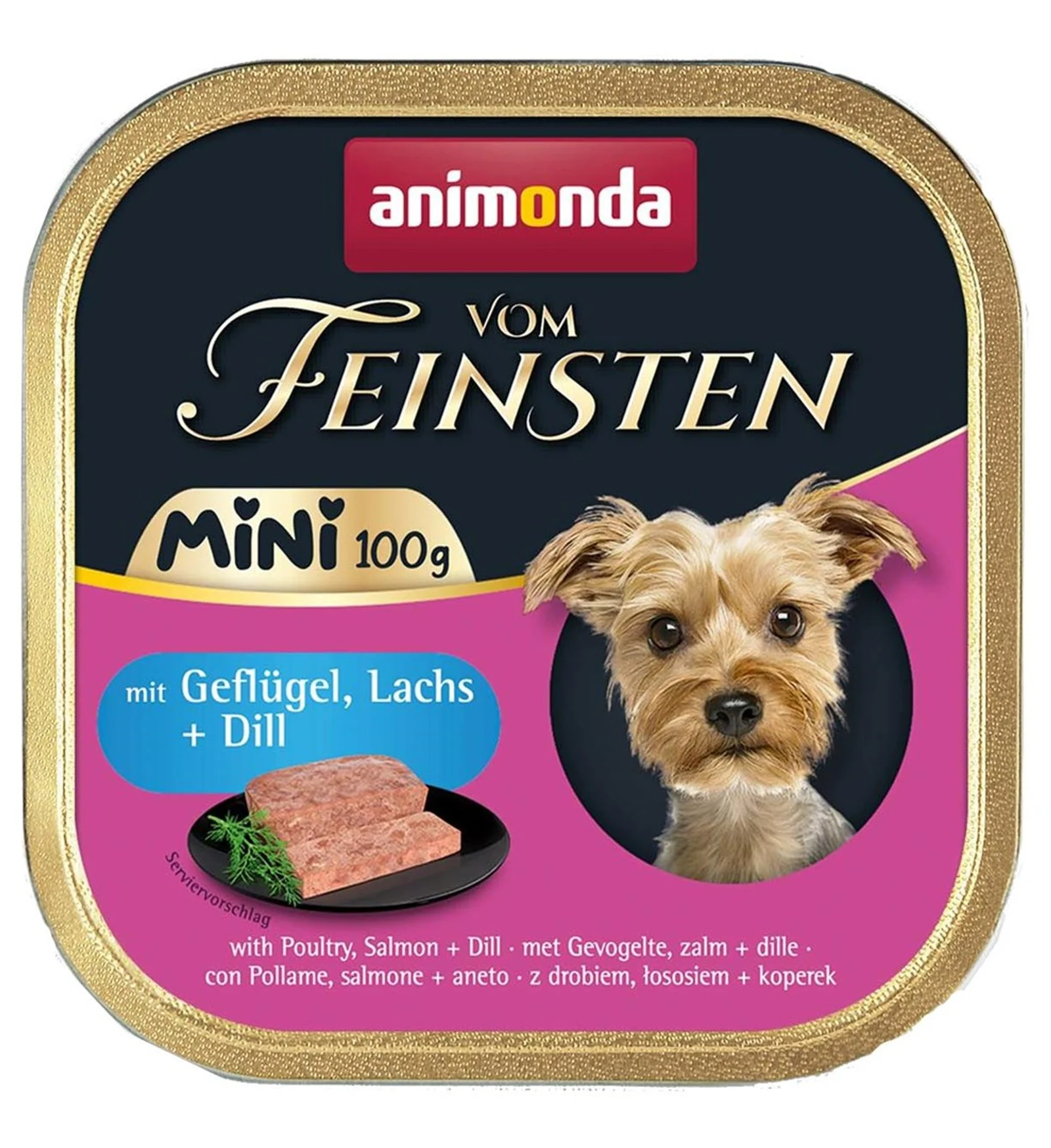 Animonda Vom Feinsten MINI poultry, salmon, dill 100g
