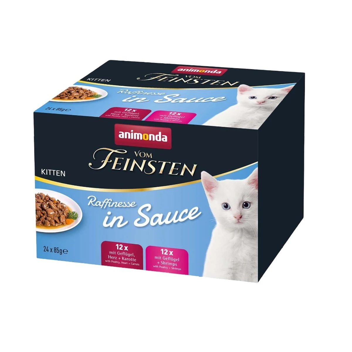 Mokra karma dla kociąt Animonda vom Feinsten Raffinesse Mixpack 24x85g