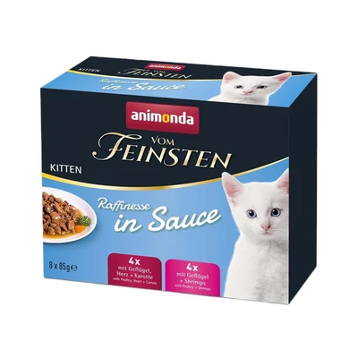 Mokra karma dla kociąt Animonda vom Feinsten Raffinesse Mixpack 8x85g