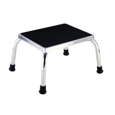 Schodek do wanny - Gembird, Model S-120, Chrom/Czarny, 120 kg