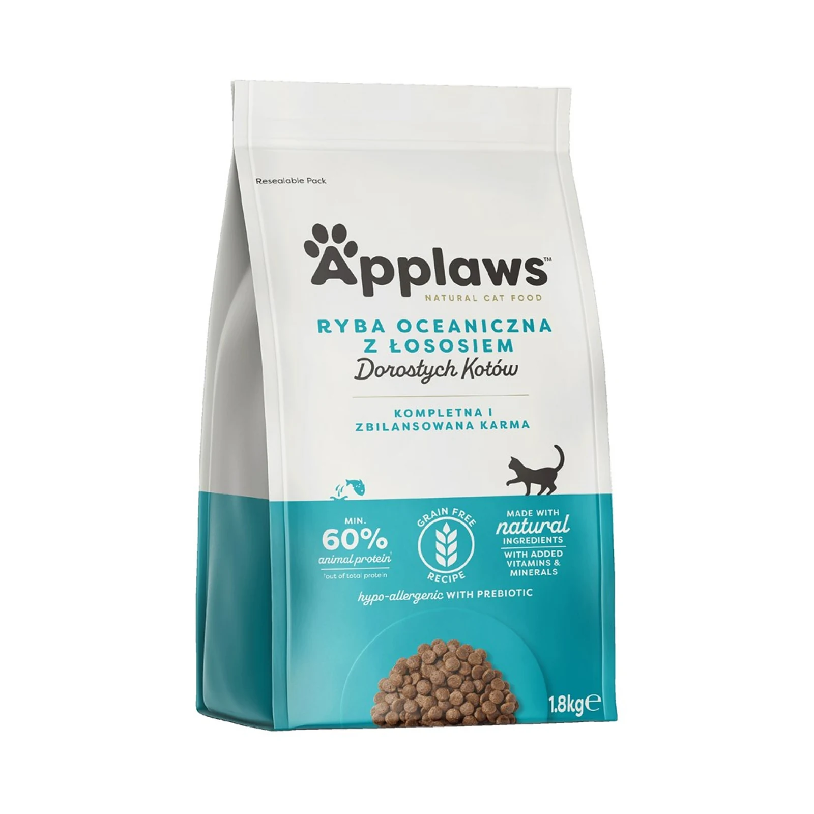 Applaws Cat Dry Adult Ocean Fish with Salmon 1.8kg — zdjęcie 1 z 3