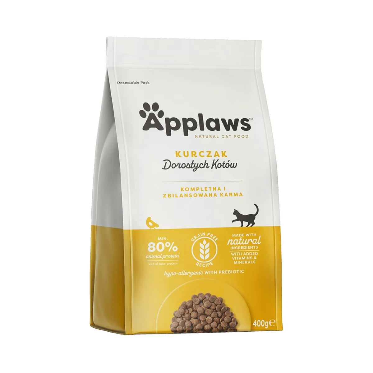 Applaws Cat Dry Chicken 400g - Bez Cukru i Glutenu
