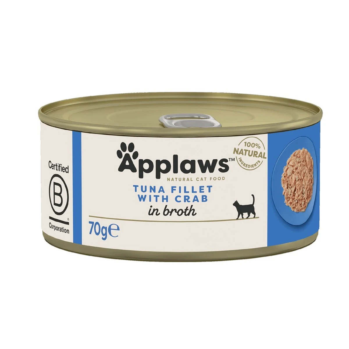 APPLAWS CAT Filet z tuńczyka i kraby - 70g