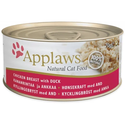 APPLAWS Karma mokra dla kota - Kurczak i kaczka 70g