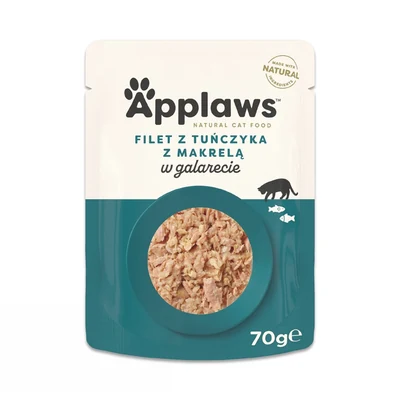 Applaws Karma Mokra dla Kota w Saszetce - Tuńczyk z Makrelą 70g