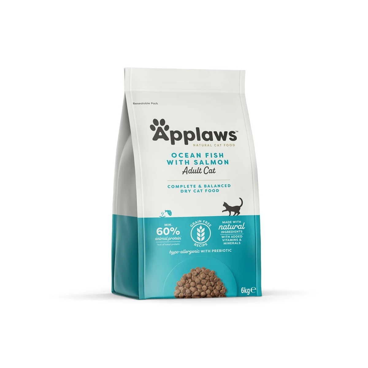 APPLAWS CAT Ryby oceaniczne i łosoś - sucha 6kg