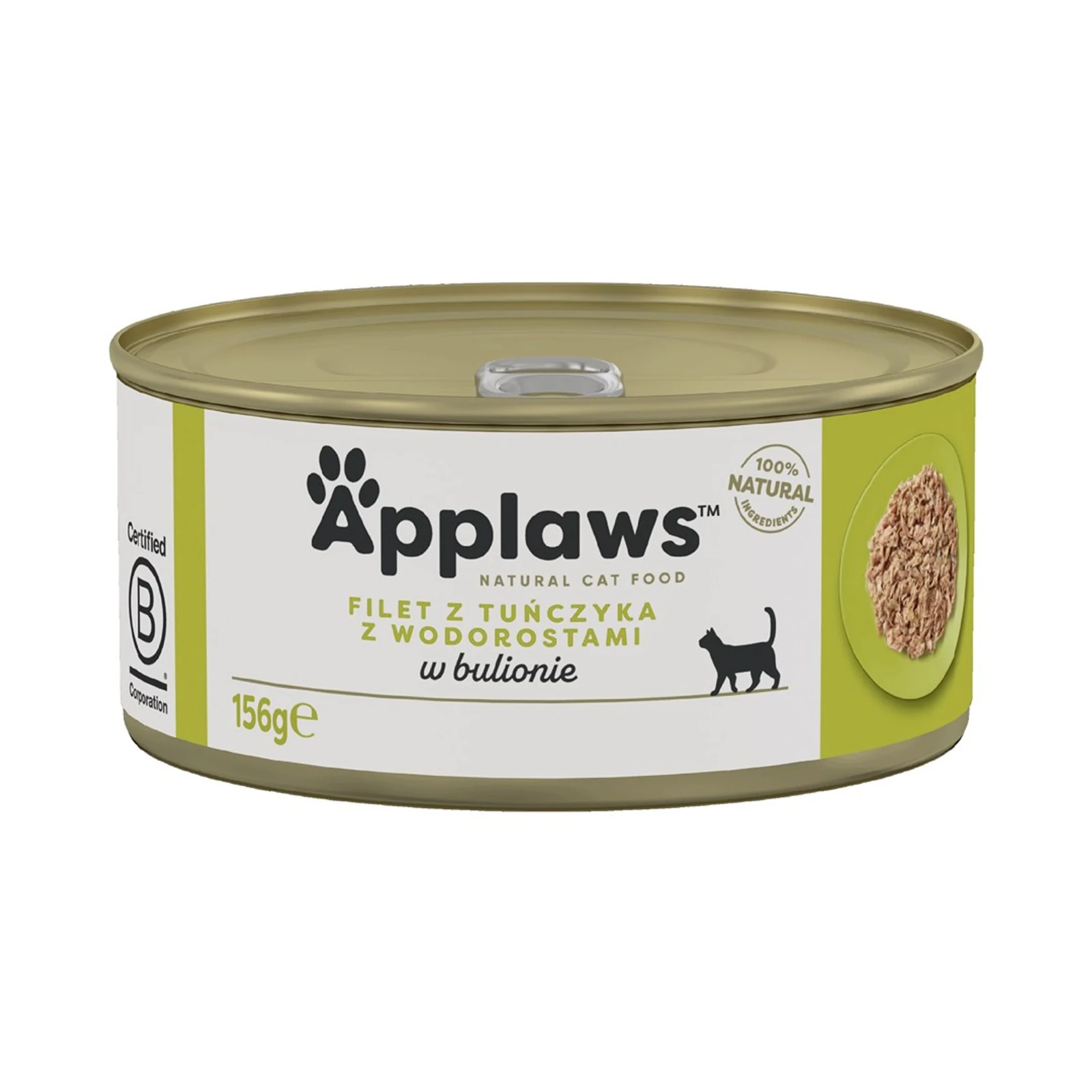 Applaws Cat Tin Tuna Fillet with Seaweed 156g — zdjęcie 1 z 4