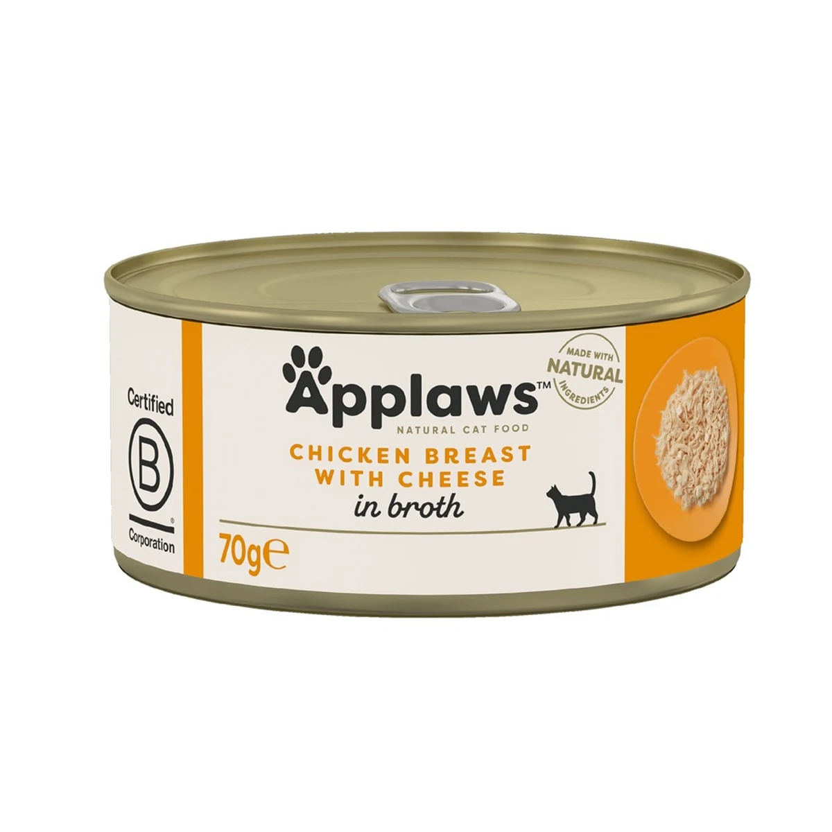 APPLAWS Natural Cat Food Kurczak z serem 70g