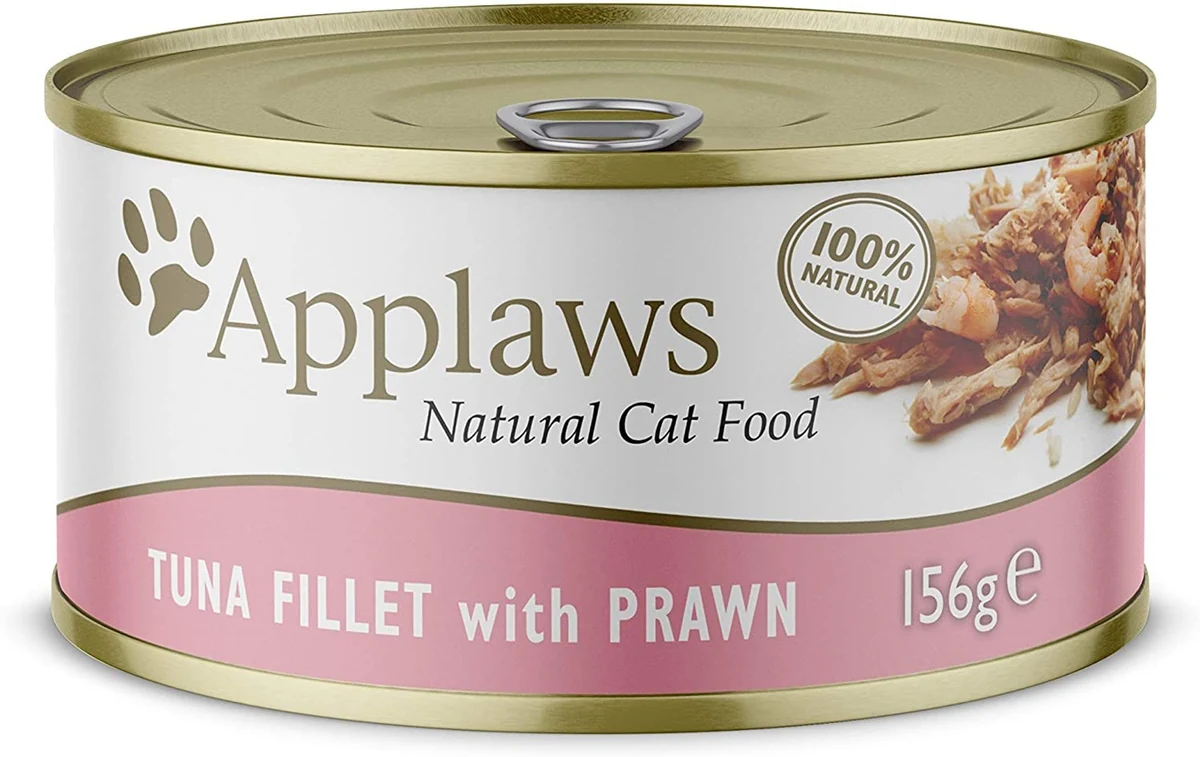 APPLAWS Natural Cat Food Tuńczyk z krewetkami 156g