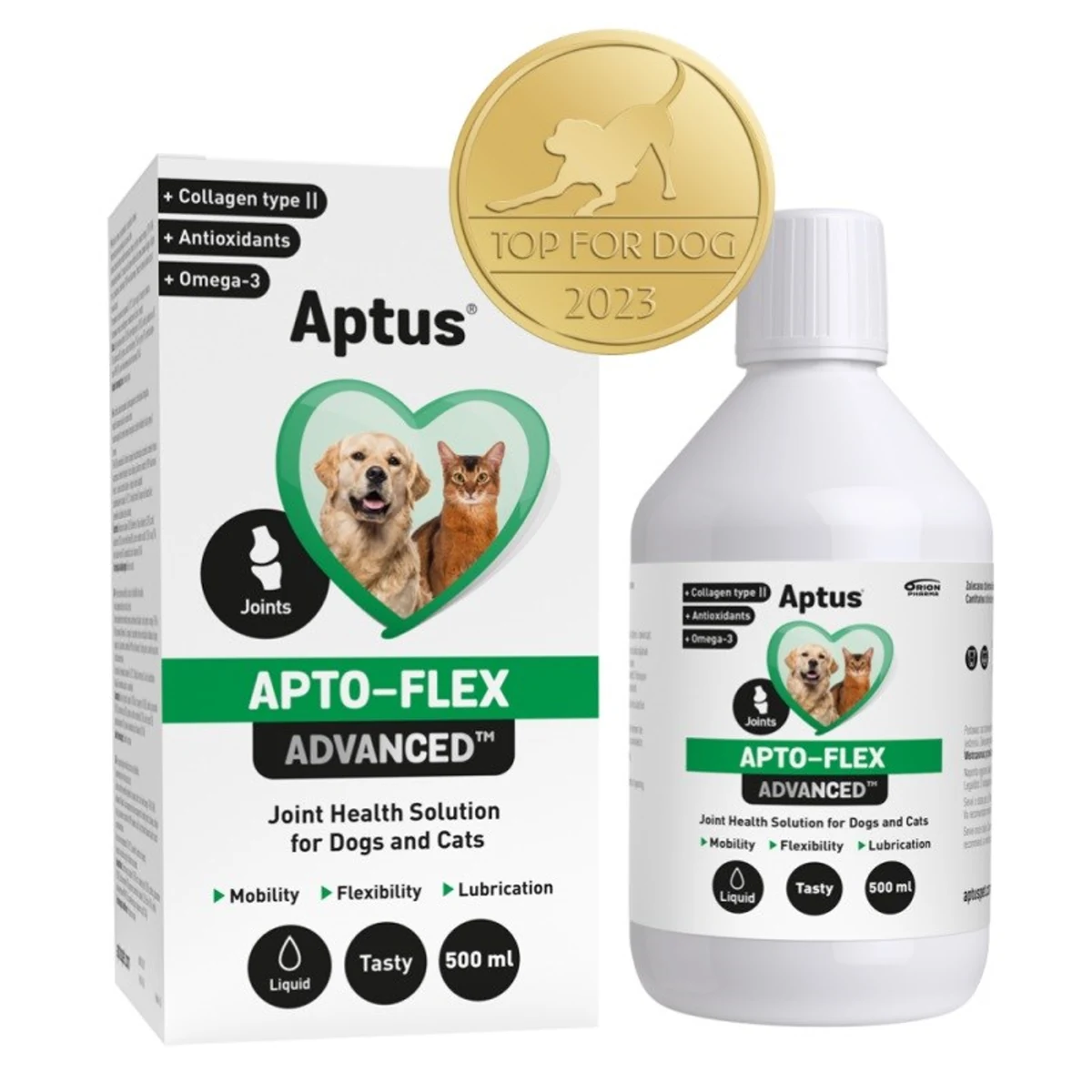 APTUS APTO-FLEX Advanced 500ml - Zaawansowany suplement na stawy dla psa i kota