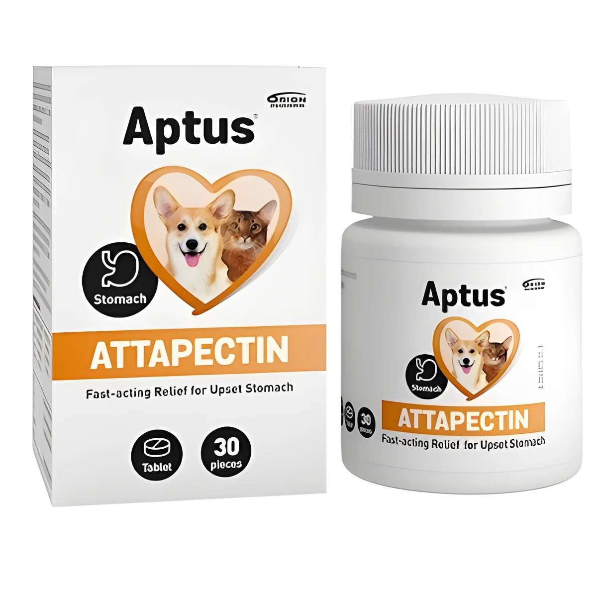 APTUS Attapectin 30 tabletek dla psa i kota - preparat wspomagający trawienie