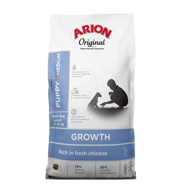 Karma sucha dla psa Arion Original Growth z kurczakiem 12kg