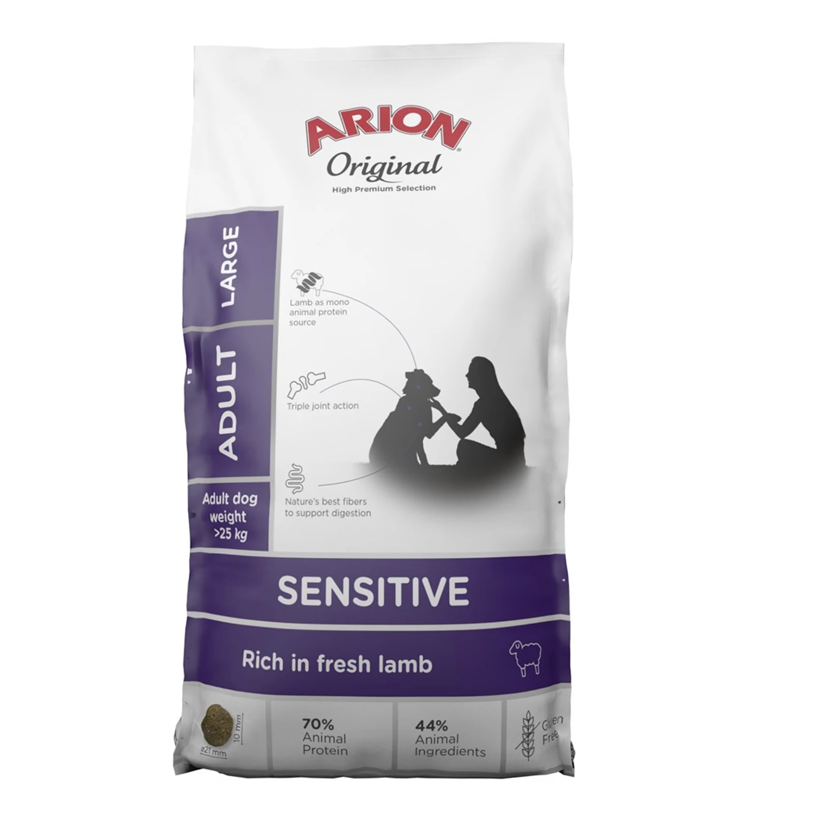 Arion original sensitive large sucha karma dla psa 12kg