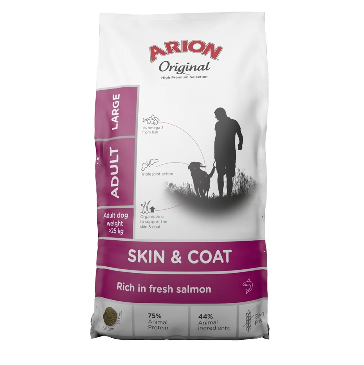 Arion original skin&coat large sucha karma dla psa 12kg