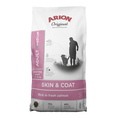Arion Original Skin & Coat - Sucha karma dla psa 12kg