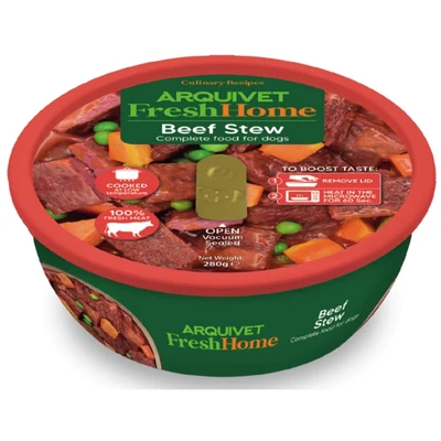 Mokra karma dla psa Arquivet Fresh Home - Gulasz Wołowy 280g