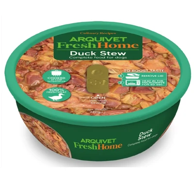 Mokra karma dla psa Arquivet Fresh Home - Gulasz z kaczki 280g