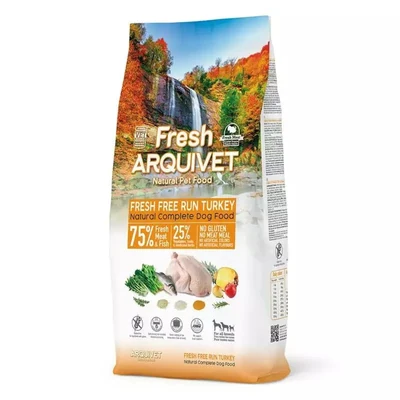Arquivet Fresh - Karma sucha dla psa z rybą oceaniczną i indykiem, 10 kg