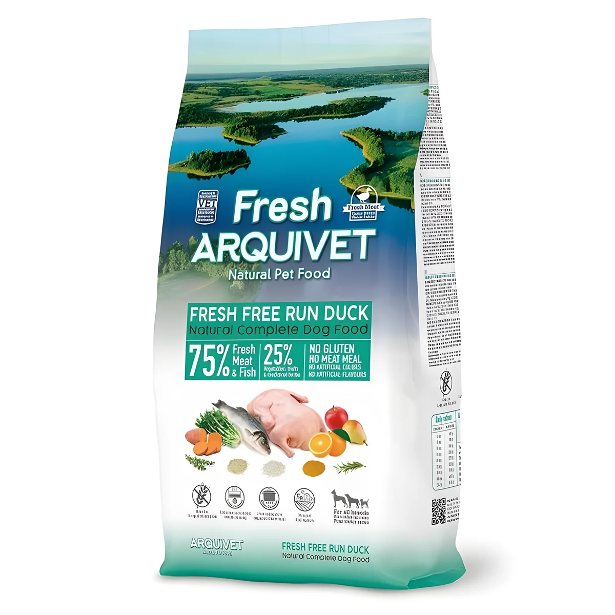ARQUIVET FRESH półwilgotna kaczka/ryba 10kg