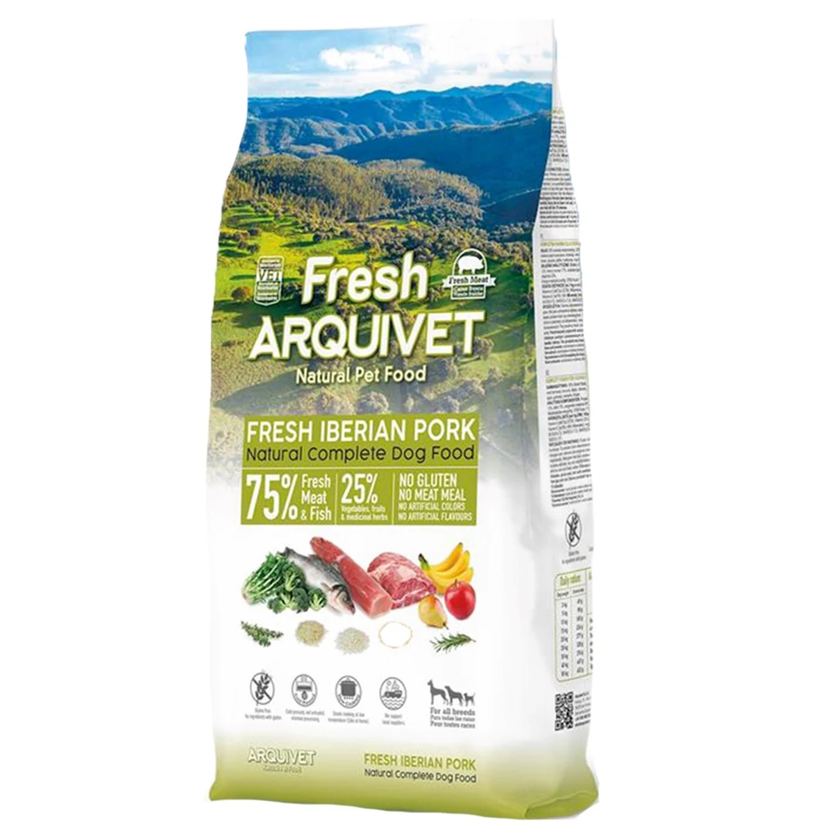 Karma sucha ARQUIVET Fresh Półwilgotna Wieprzowina 10 kg