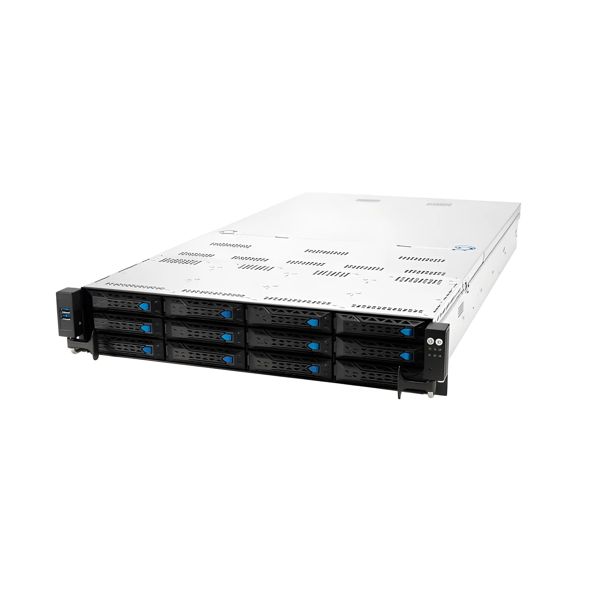 Platforma serwerowa RACK ASUS RS520A-E11-RS12U/800W z 12 dyskami NVMe i procesorem AMD MILAN