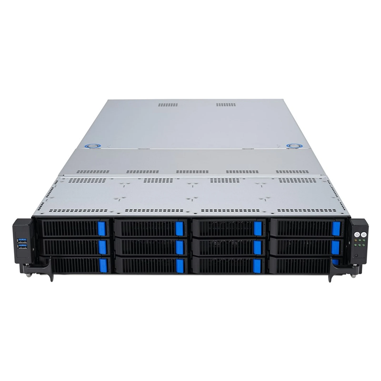 Platforma serwerowa RACK Asus RS520A-E12-RS12U z procesorem AMD Epyc 9004, 2U — zdjęcie 1 z 6
