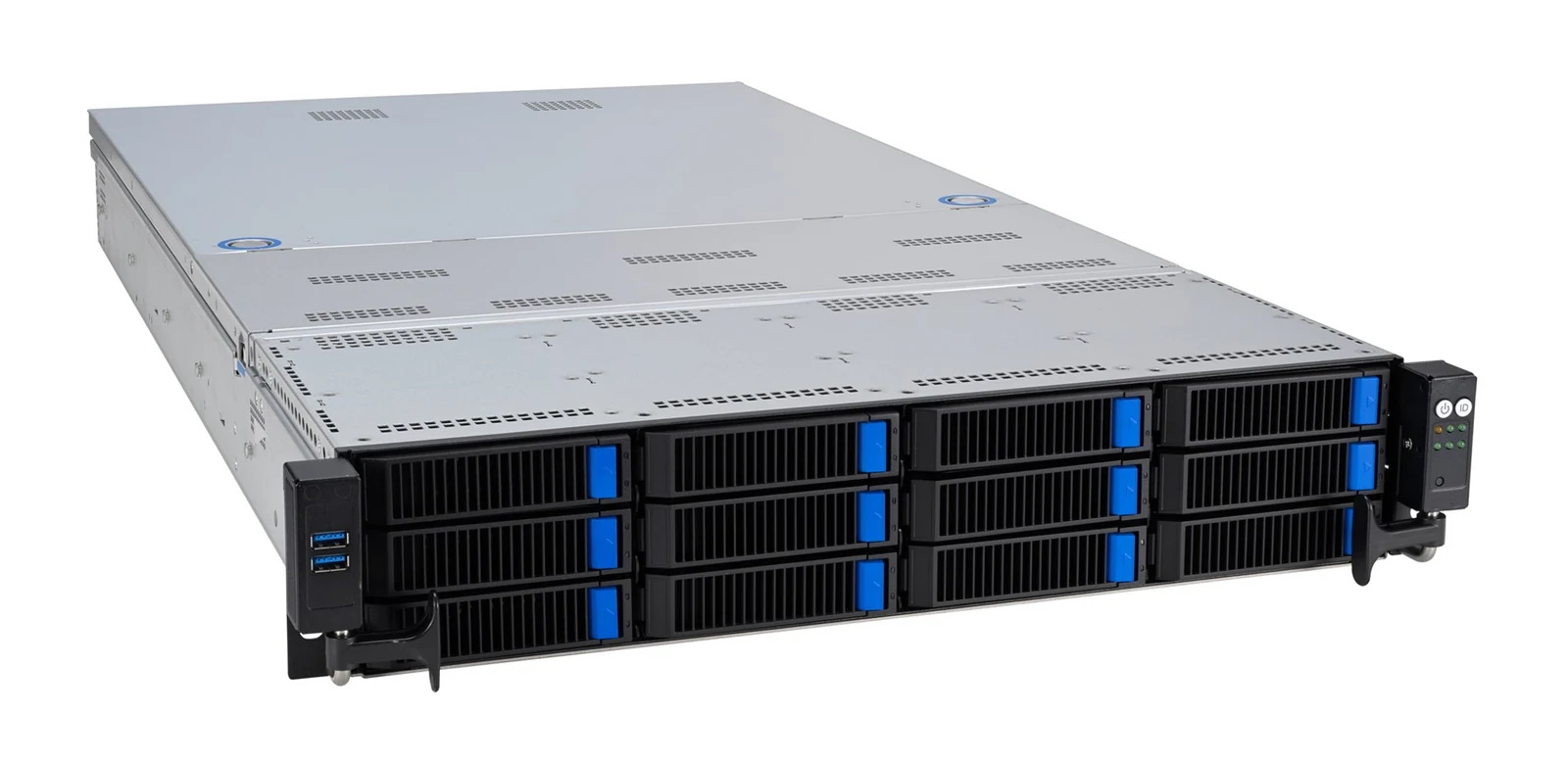 Platforma serwerowa RACK Asus RS720A-E12-RS12 z procesorem AMD EPYC 9004, 2U — zdjęcie 1 z 5