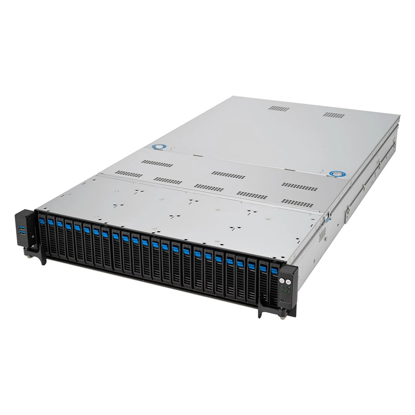 Platforma serwerowa RACK Asus RS720A-E12-RS24 z procesorem AMD EPYC 9004, 24 rdzenie, 2U — zdjęcie 1 z 7