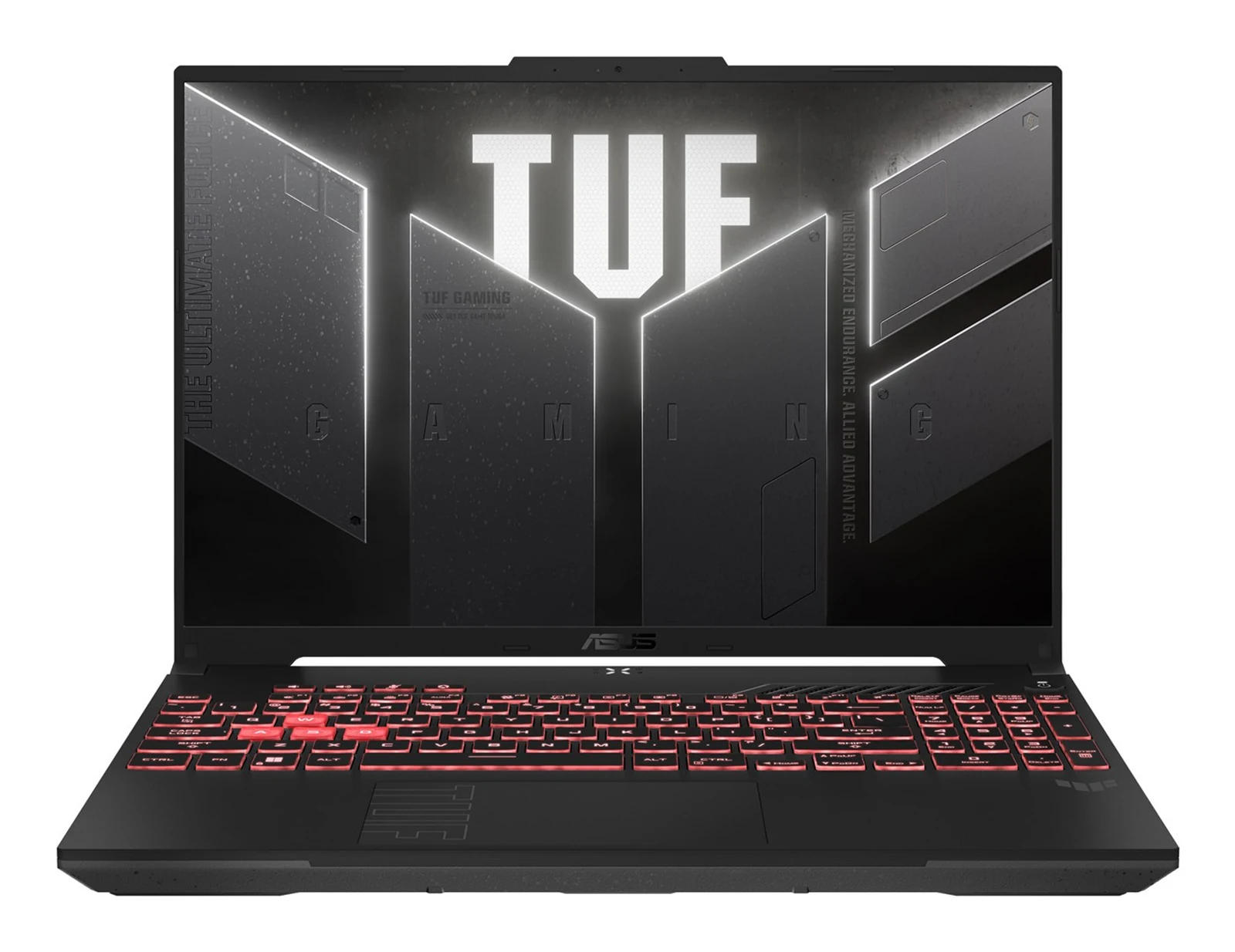 ASUS TUF Gaming A16 FA607NUG-RL117 Ryzen 7 7445HS 16.0"FHD+ 144Hz Value IPS-level AG 16GB DDR5 5600 SSD512 WLAN+BT LAN GeForce RTX 4050 6GB Cam720p 56WHrs NoOS Mecha Gray — zdjęcie 1 z 8