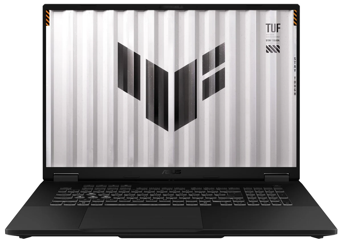 ASUS TUF Gaming A18 FA808UM-S9016W Ryzen 7 260 18.0"2.5K 240Hz IPS-level 500 nits AG 16GB DDR5 SSD512 GeForce RTX 5060 8GB WLAN+BT LAN Cam1080p 90WHrs Win11 Jaeger Gray