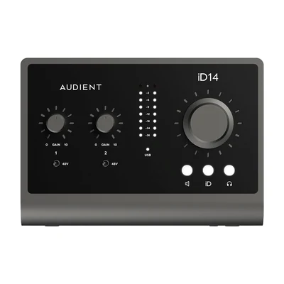 Interfejs audio USB Audient iD14 MKII - 10 wejść, 6 wyjść