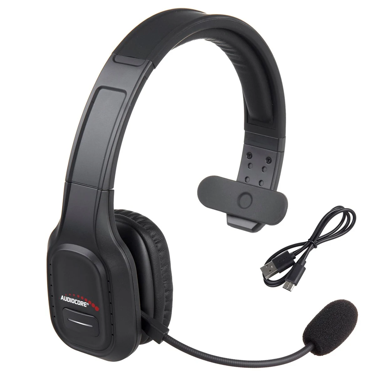 AUDIOCORE Słuchawki Bluetooth AC864 Czerwone