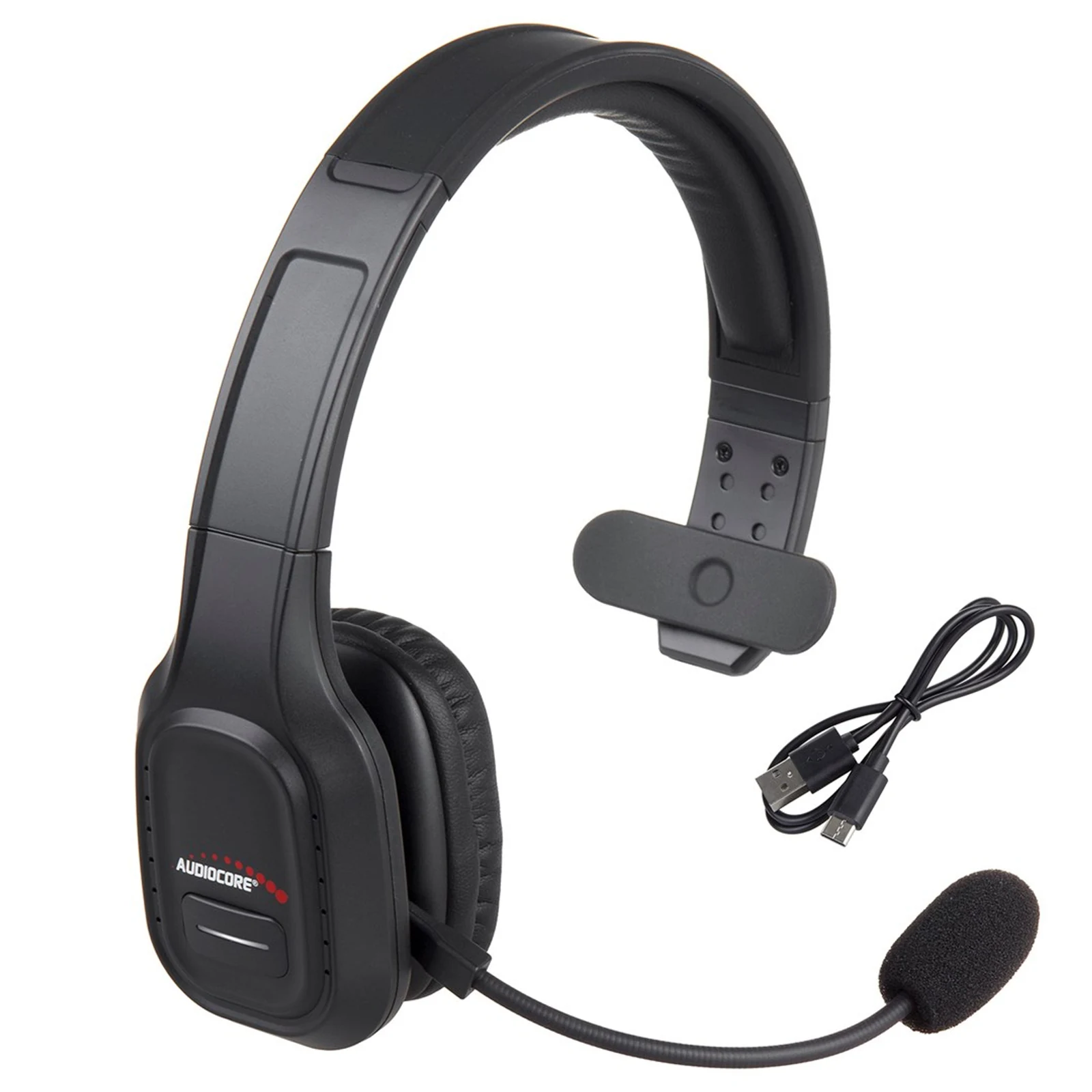 AUDIOCORE Słuchawki Bluetooth AC864 Czerwone — zdjęcie 1 z 8