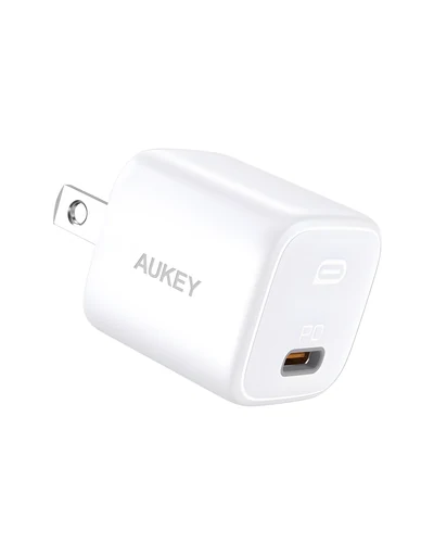 Ładowarka sieciowa AUKEY PA-B1, 20W, USB-C PD, biała