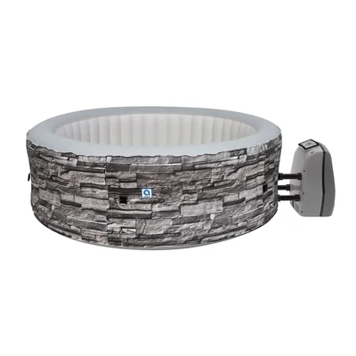 AVENLI NICE SPA OGRODOWE, BASEN POMPOWANY, HYDROMASAŻ 204X70 SILVER 6 OSOBOWE CEGŁA