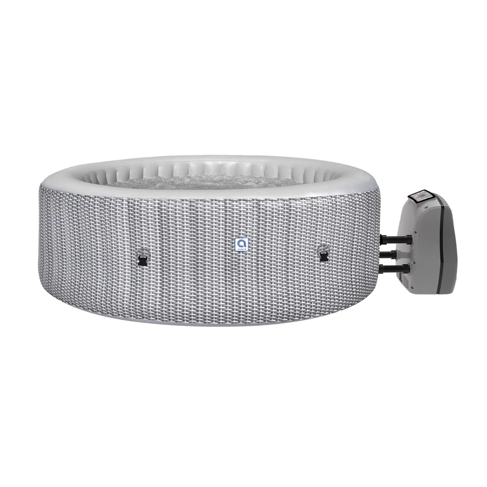 AVENLI NICE SPA OGRODOWE, BASEN POMPOWANY, HYDROMASAŻ 204X70 SILVER 6 OSOBOWE RATTANOWE — zdjęcie 1 z 4