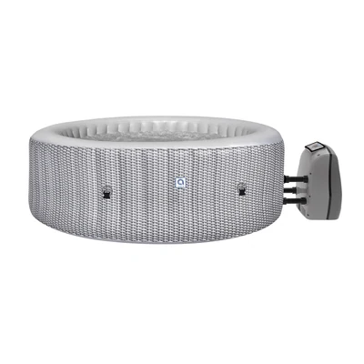 AVENLI NICE SPA OGRODOWE, BASEN POMPOWANY, HYDROMASAŻ 204X70 SILVER 6 OSOBOWE RATTANOWE