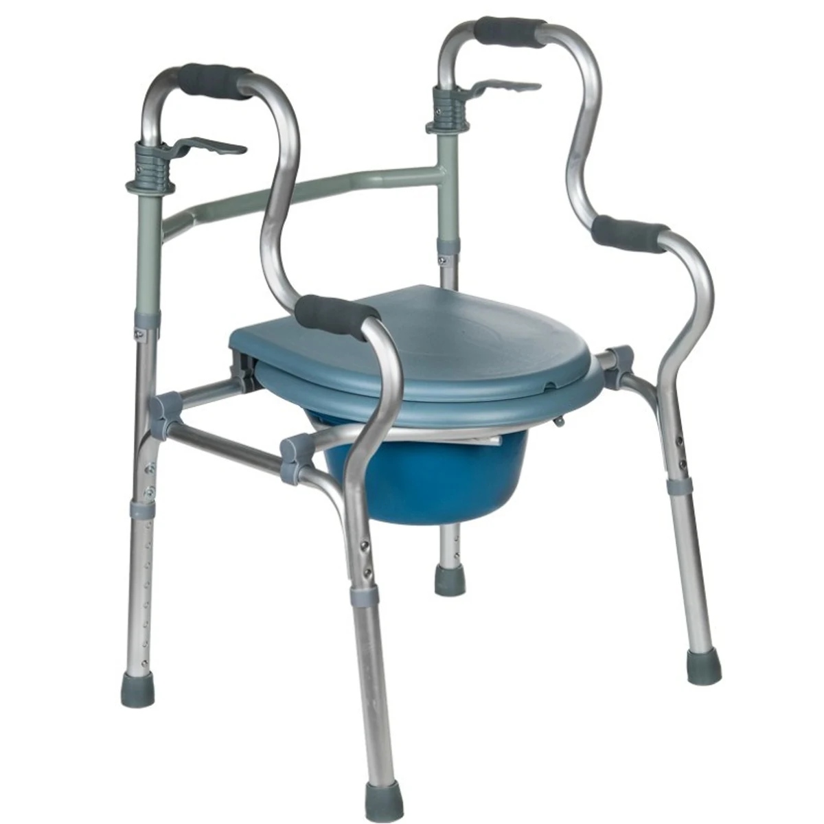 Balkonik rehabilitacyjny 3w1 RF-133 - szary/niebieski