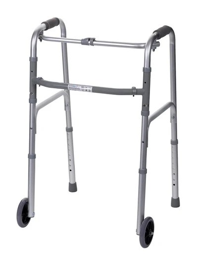 Balkonik rehabilitacyjny aluminiowy trójfunkcyjny szary