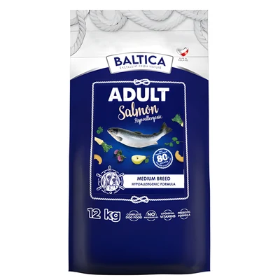 Karma sucha dla dorosłych psów BALTICA EXCELLENT z łososiem 12kg
