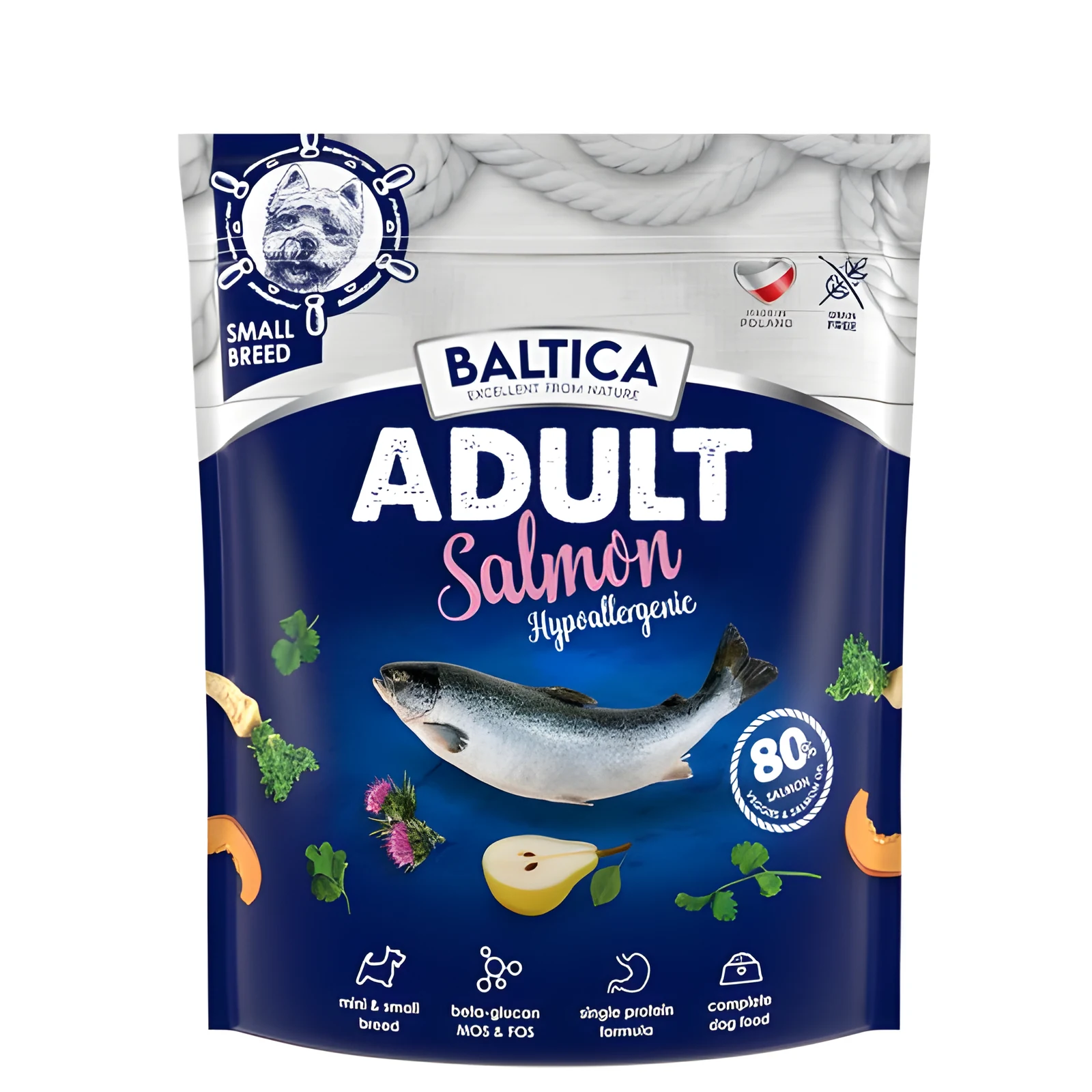 BALTICA EXCELLENT Adult Salmon 1kg - Mała Rasa — zdjęcie 1 z 2