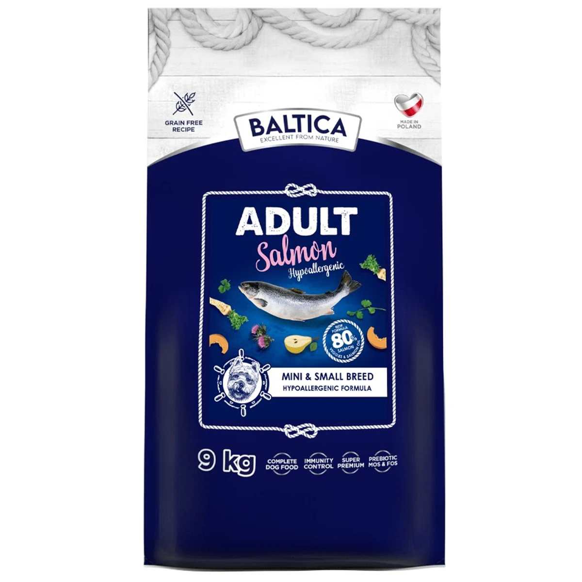 BALTICA EXCELLENT Adult Salmon Hypoallergenic 9kg