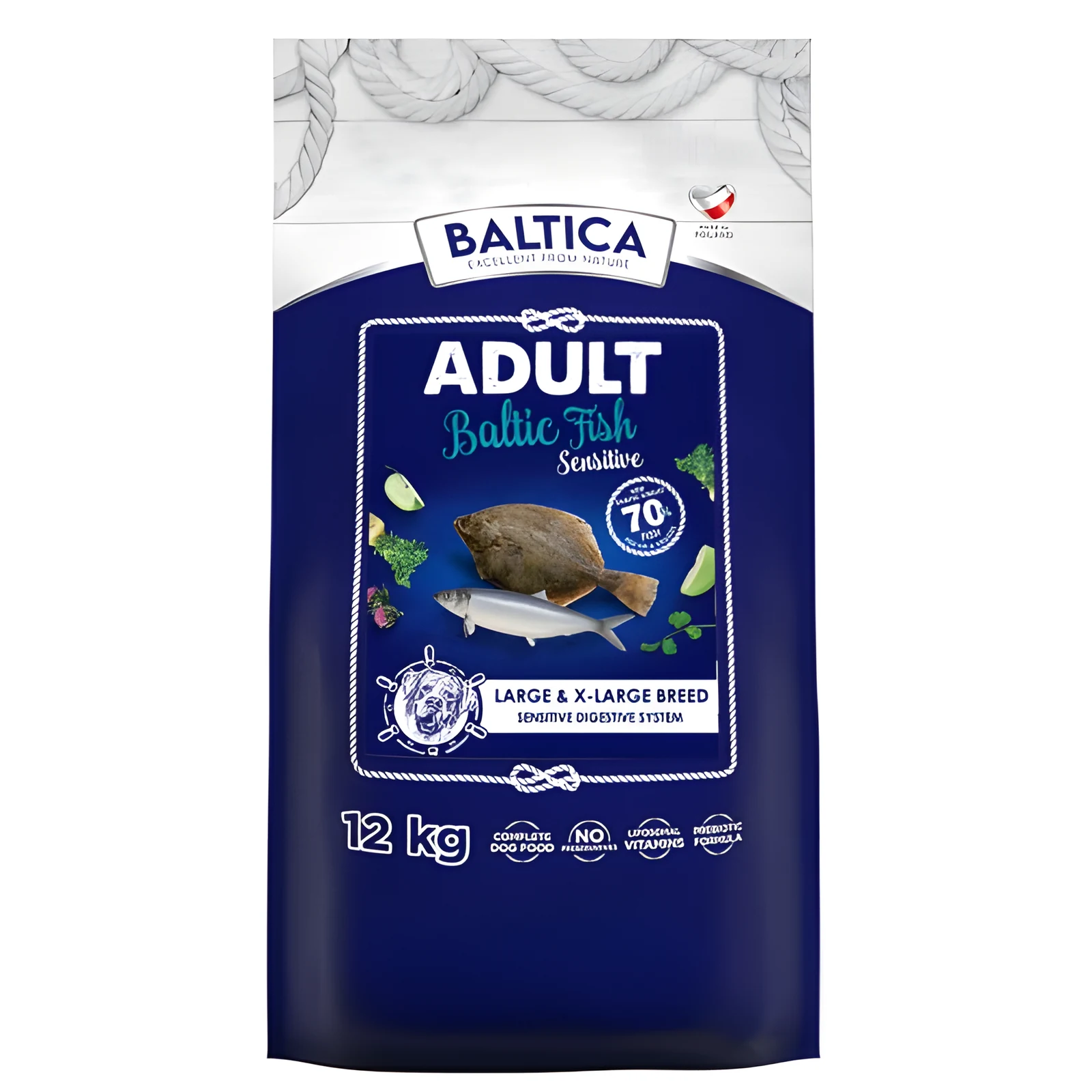 BALTICA EXCELLENT Adult Sensitive Baltic Fish L/XL 12kg — zdjęcie 1 z 2